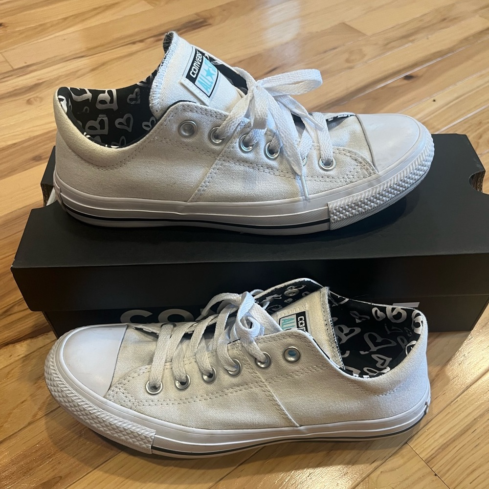 Converse White Low Top Sneakers